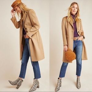 ISO Seen Worn Kept Wool Coat in Camel